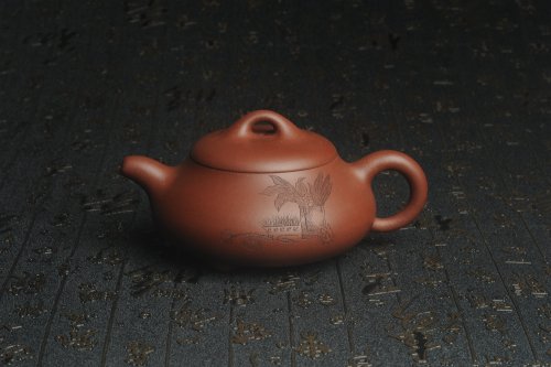 王静然紫砂壶 美壶特惠 精致汉棠石瓢壶 装饰清供图 茶人醉爱 原矿紫泥