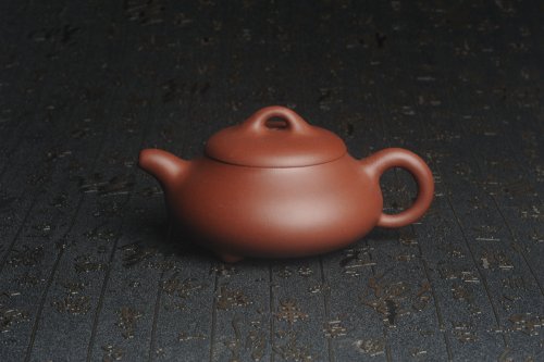 王静然紫砂壶 美壶特惠 精致汉棠石瓢壶 茶人醉爱 原矿紫泥