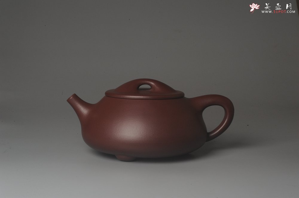 紫砂壶图片：美壶特惠实力派艺人特精工紫泥超大满瓢 难度特别大 足足做了一个星期成型难实用杠杠的特适用夏天牛饮 - 美壶网