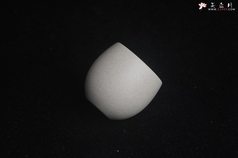 紫砂壶图片：优质白段泥精致手工品茗杯大号主人杯 茶人醉爱 - 美壶网