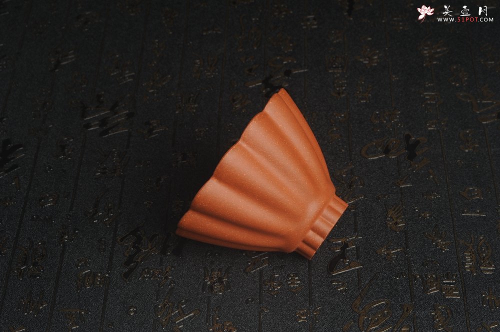 紫砂壶图片：美杯特惠 超精工厚实特好降坡泥菱花杯 主人杯 - 美壶网