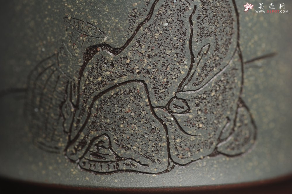 紫砂壶图片：美杯国庆特惠 精品好泥好工好刻雅致特厚实人物主人杯 茶人醉爱 - 美壶网