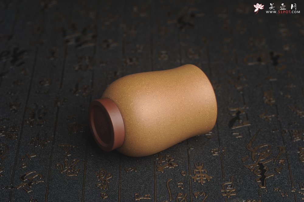 紫砂壶图片：美杯特惠 精品好泥好工好刻雅致特厚实鱼跃主人杯二式 茶人醉爱 - 美壶网