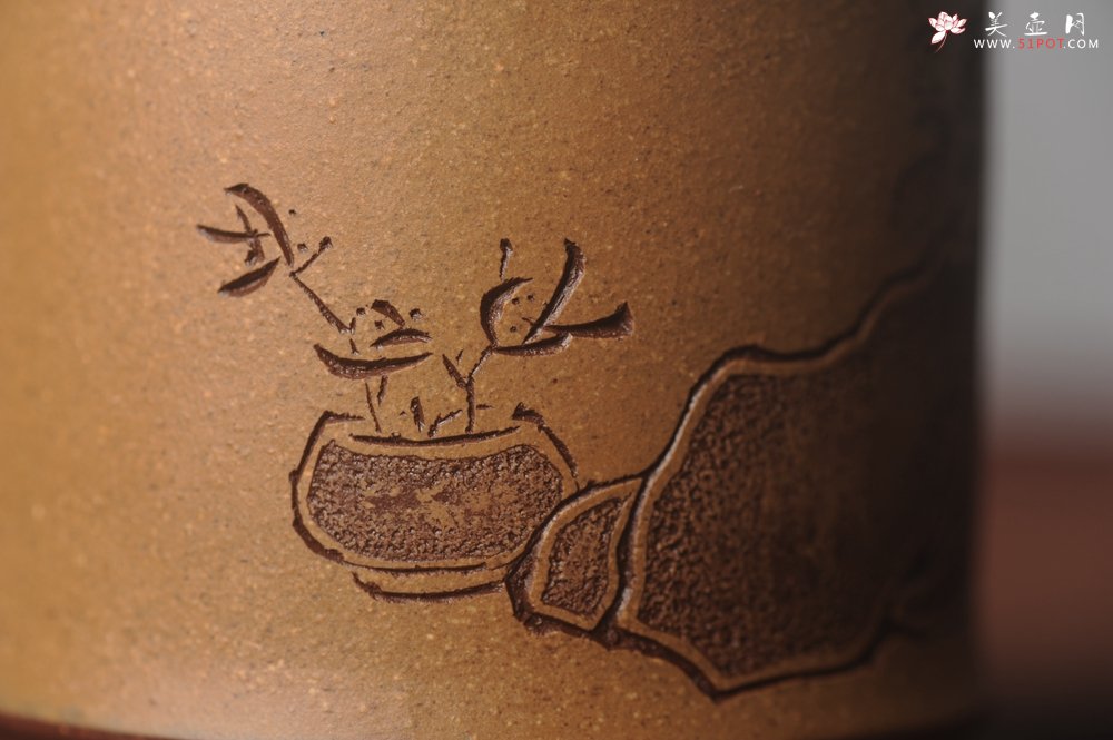 紫砂壶图片：美杯国庆特惠 精品好泥好工好刻雅致特厚实达摩主人杯 茶人醉爱 - 美壶网