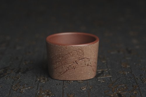 美壶定制紫砂壶 美杯国庆特惠 精品好泥好工好刻雅致特厚实禅心主人杯 茶人醉爱 