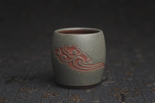 美壶定制紫砂壶 美杯国庆特惠 精品好泥好工雅致厚实祥云主人杯 