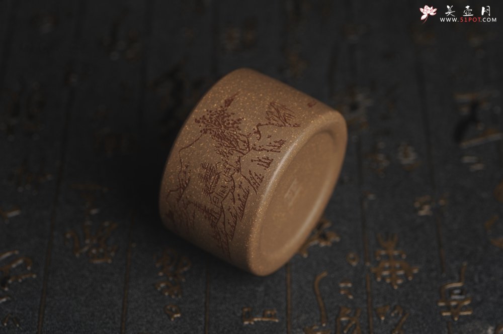紫砂壶图片：美杯特惠 精品好泥好工雅致山居图主人杯 - 美壶网