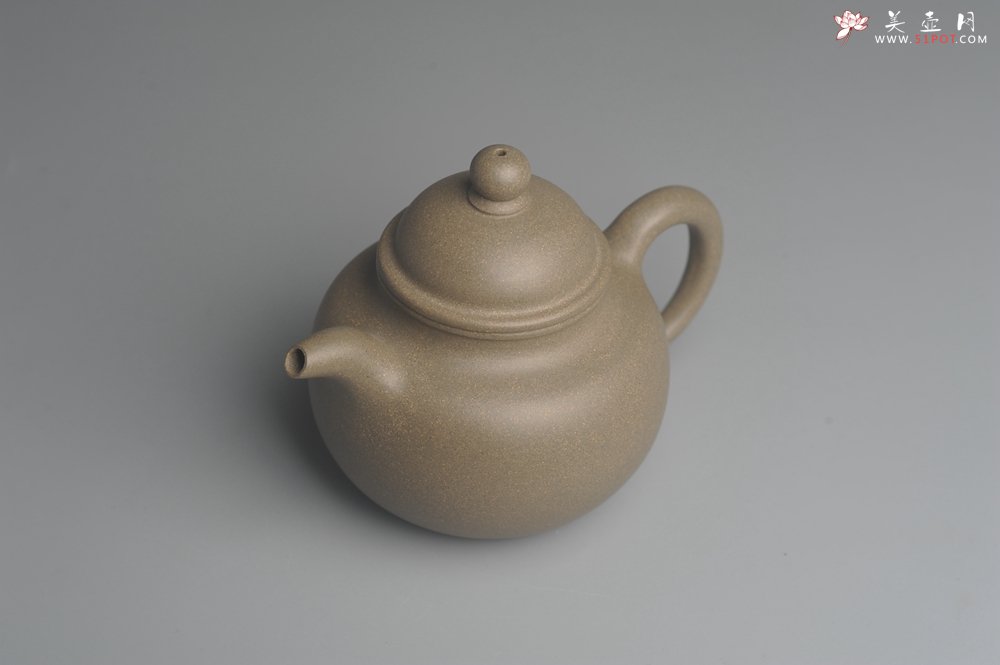 紫砂壶图片：美壶特惠 精致青段寿珍掇球茶壶 性价比高 茶人醉爱 - 美壶网