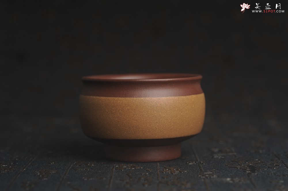 紫砂壶图片：美杯特惠 好泥好工雅致特厚实主人杯压手杯 茶人醉爱 - 美壶网