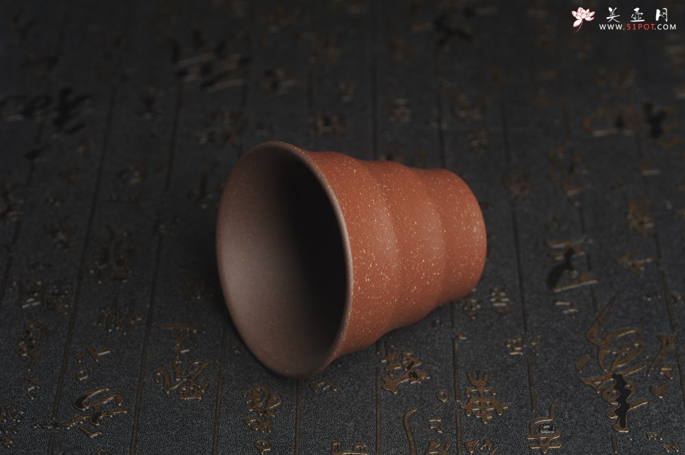 紫砂壶图片：美杯特惠 好泥好工厚实波浪主人杯 茶人醉爱 - 美壶网