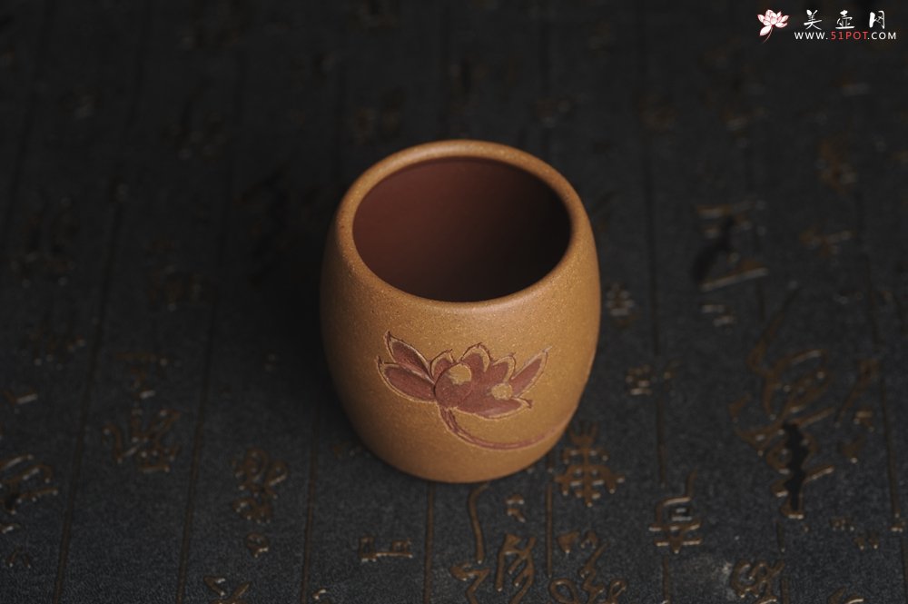 紫砂壶图片：美杯国庆特惠 精品好泥好工雅致厚实清莲主人杯三式 - 美壶网