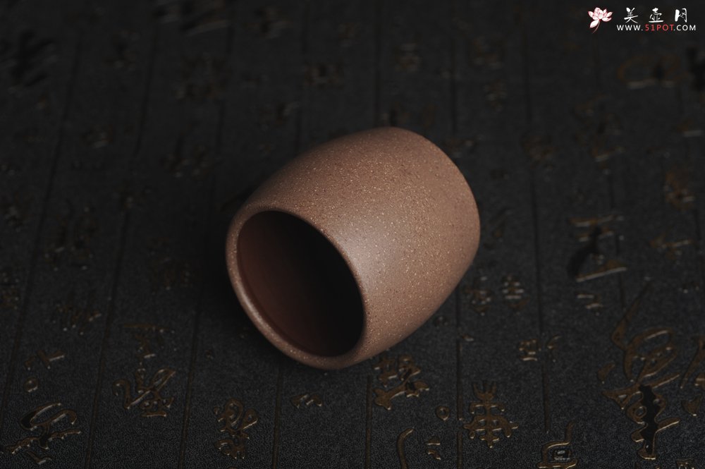 紫砂壶图片：美杯国庆特惠 精品好泥好工雅致厚实清莲主人杯 - 美壶网