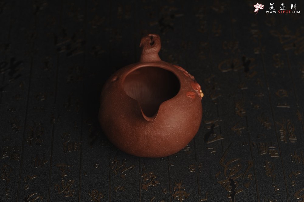 紫砂壶图片：美杯特惠 赵老师精品贴叶公道杯 茶人醉爱 - 美壶网