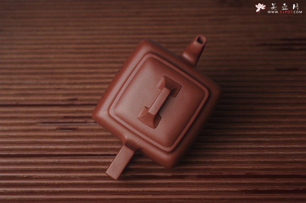 紫砂壶图片：美壶特惠 精品宝瑟四方方樽 陈俊儒精心装饰 - 美壶网