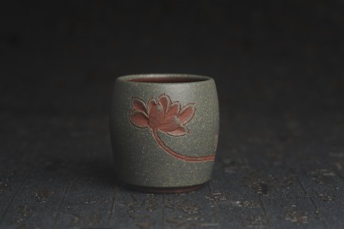 美壶定制紫砂壶 美杯国庆特惠 精品好泥好工雅致厚实清莲主人杯二式 