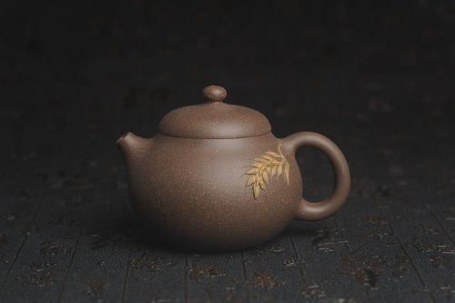 美壶定制紫砂壶 美壶特惠 精致青灰段泥乳穗壶 茶人醉爱 青灰泥