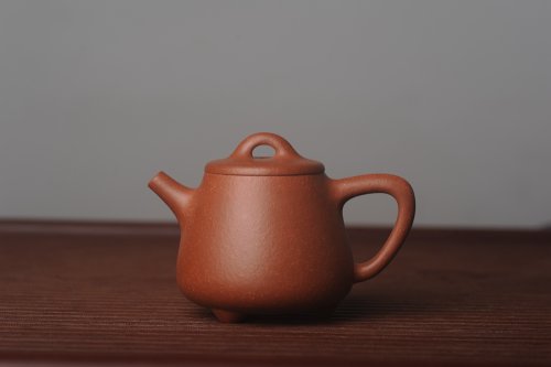 王静然紫砂壶 美壶特惠  精工红降坡泥高石瓢 茶人醉爱 原矿降坡泥