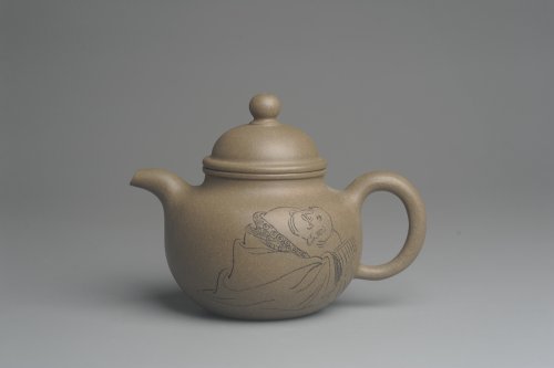 美壶定制紫砂壶 美壶特惠 优质青段精致寿珍掇球壶 茶人醉爱 青段