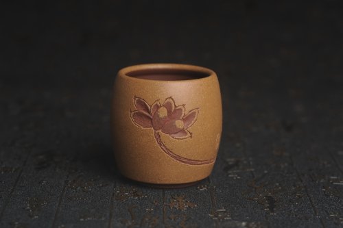 美壶定制紫砂壶 美杯国庆特惠 精品好泥好工雅致厚实清莲主人杯三式 