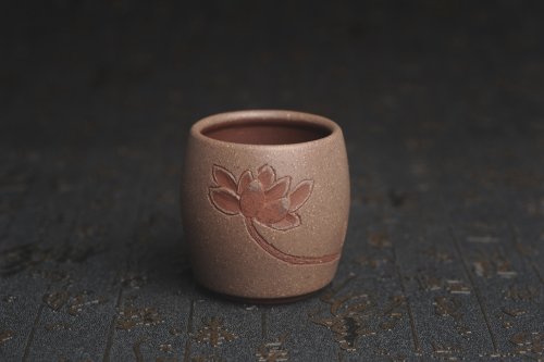 美壶定制紫砂壶 美杯国庆特惠 精品好泥好工雅致厚实清莲主人杯 