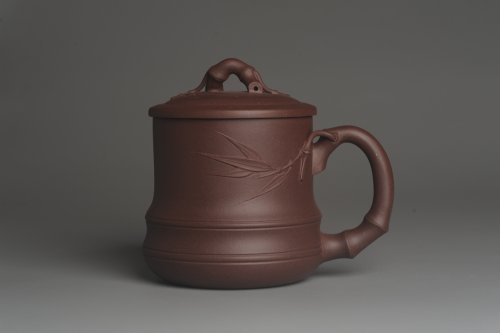 美壶定制紫砂壶 美杯年底特惠 精工好料优质紫泥竹节杯盖杯 送礼自用佳品 原矿紫泥