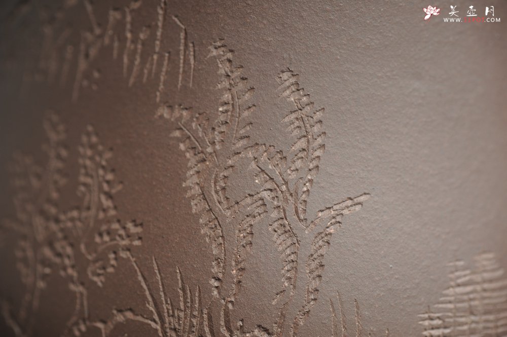 紫砂壶图片：年底纯福利特惠 优质紫泥 山水厚实盖杯 特文气 - 美壶网