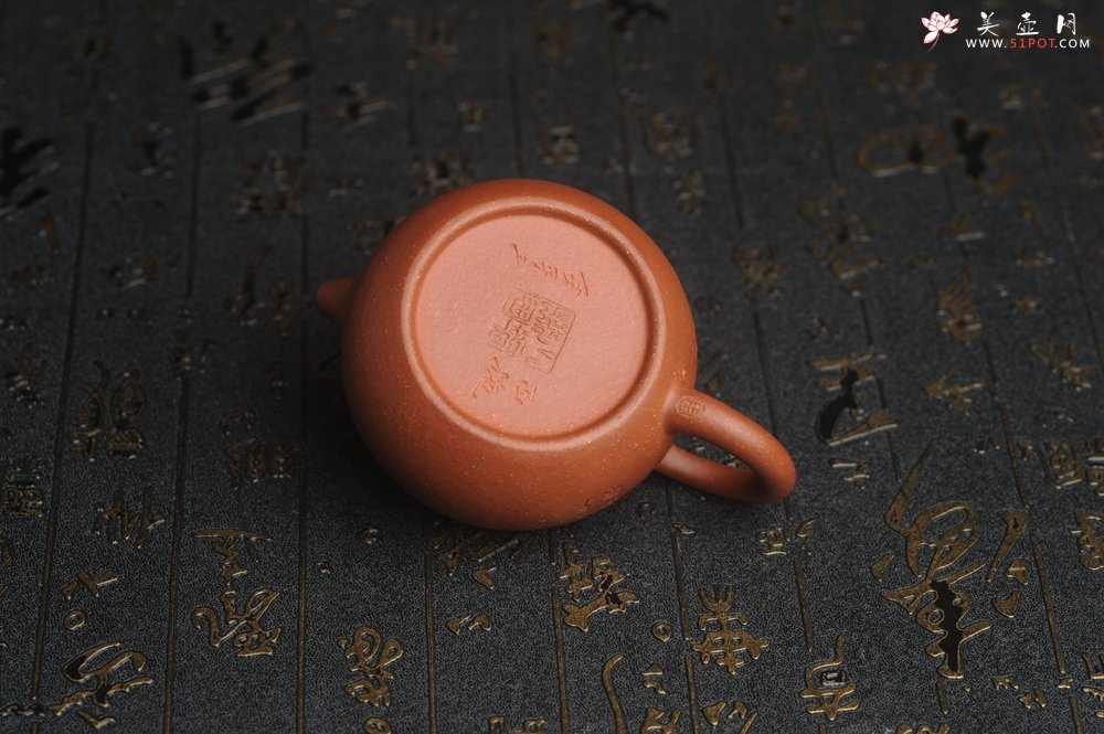 紫砂壶图片：油润降坡泥全手工小品西施壶 装饰喜上眉梢 特文气 - 美壶网