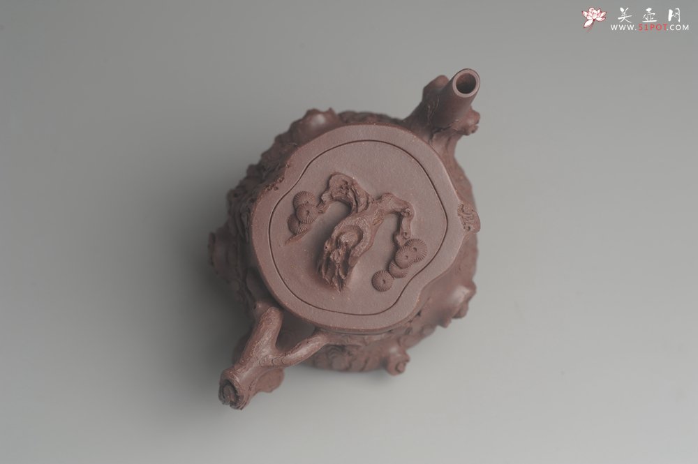 紫砂壶图片：实力精品全手工松桩 肌理丰富 越品越有味道 壶好的不要不要的 眼力好的速度下手 - 美壶网