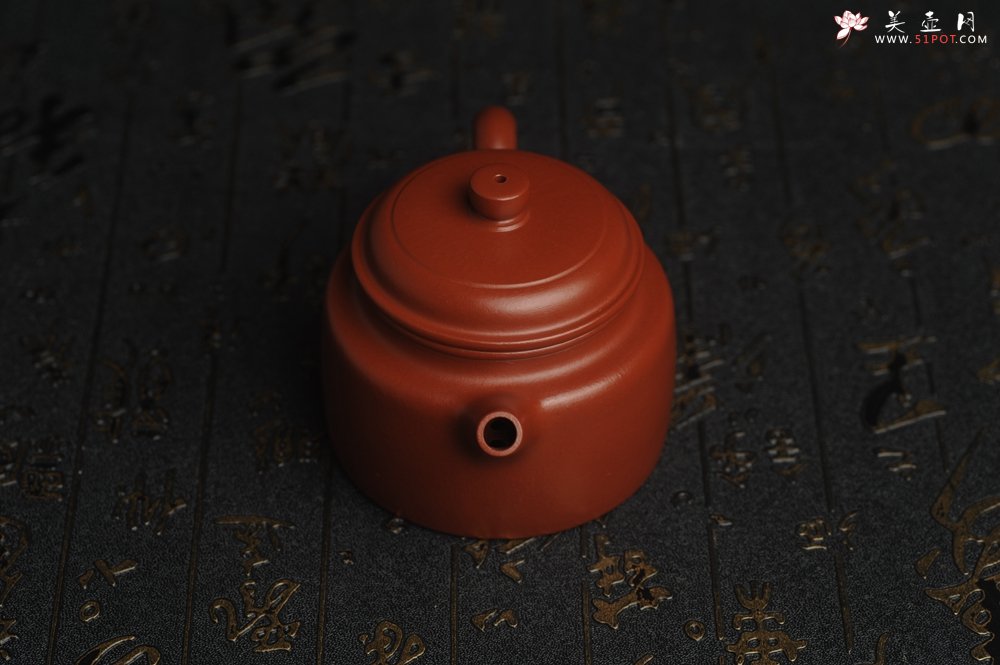 紫砂壶图片：正宗小煤窑朱泥 全手工小品德中壶 隽秀文气 茶人醉爱 - 美壶网