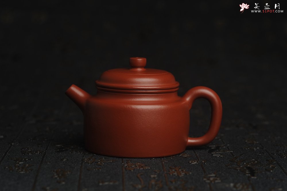 紫砂壶图片：正宗小煤窑朱泥 全手工小品德中壶 隽秀文气 茶人醉爱 - 美壶网