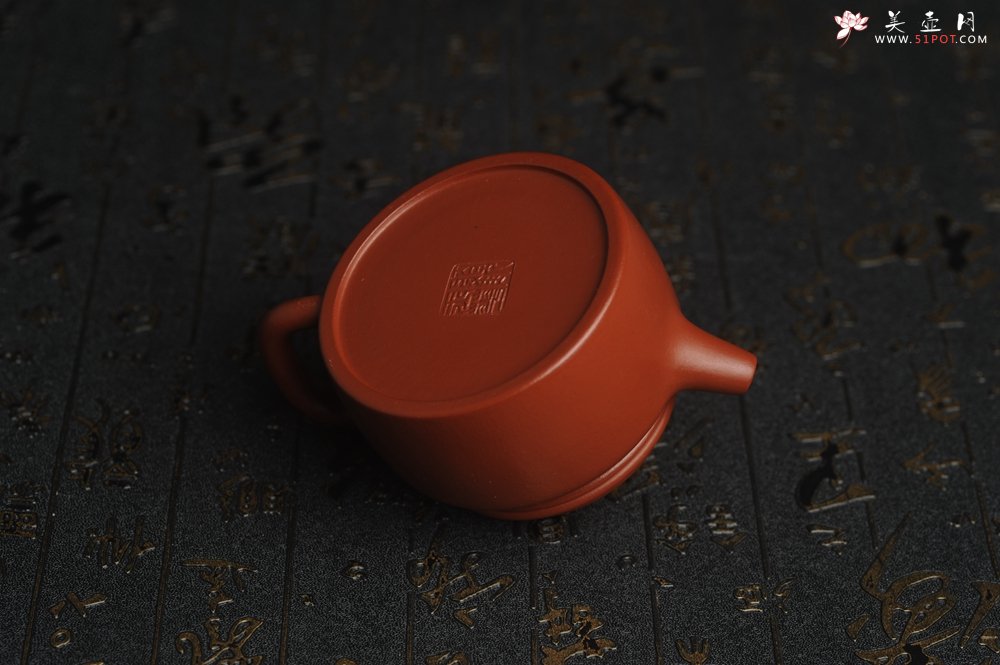 紫砂壶图片：正宗小煤窑朱泥 全手工小品德中壶 隽秀文气 茶人醉爱 - 美壶网