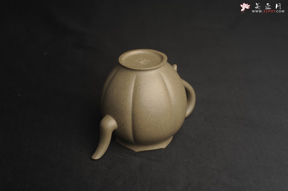 紫砂壶图片：美壶特惠 精致青段泥水仙壶 茶人醉爱 - 美壶网