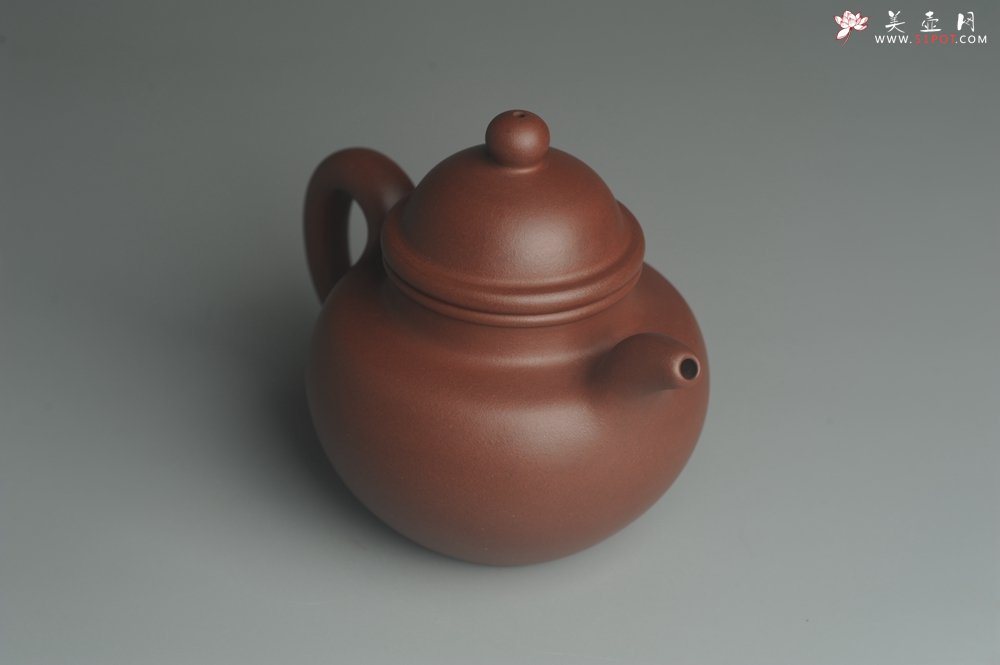 紫砂壶图片：油润底曹青 全手工寿珍掇球 深得老味 做工灰常好 请君细品 作品说话 - 美壶网