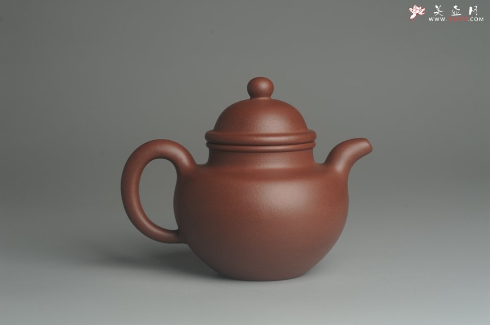 紫砂壶图片：油润底曹青 全手工寿珍掇球 深得老味 做工灰常好 请君细品 作品说话 - 美壶网