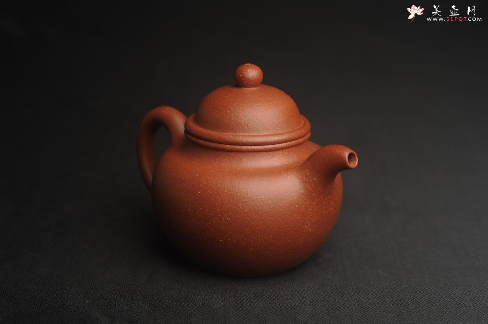 紫砂壶图片：美壶特惠 精致降坡泥寿珍掇球茶壶 性价比高 茶人醉爱 - 美壶网
