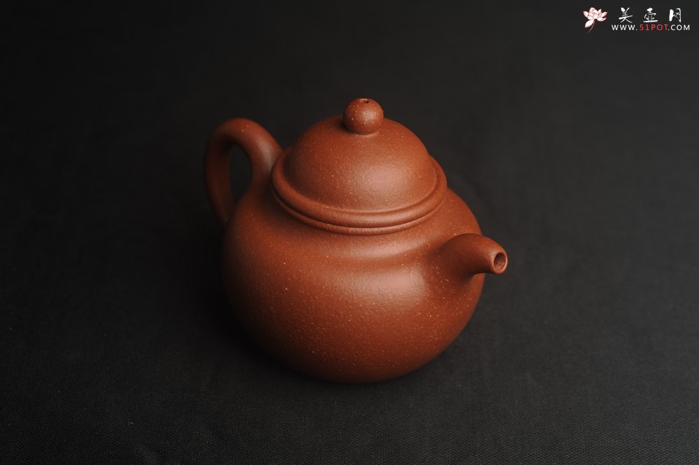 紫砂壶图片：美壶特惠 精致降坡泥寿珍掇球茶壶 性价比高 茶人醉爱 - 美壶网