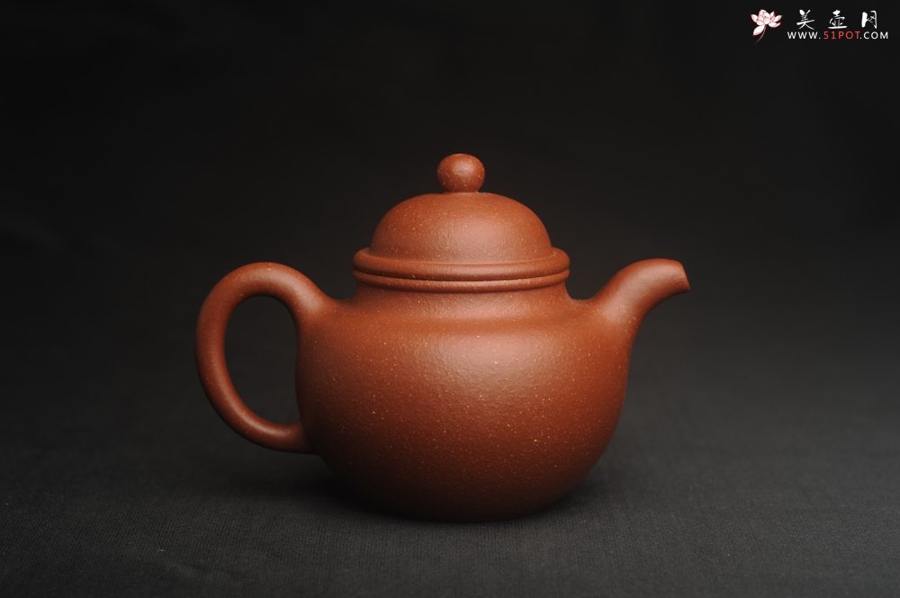 紫砂壶图片：美壶特惠 精致降坡泥寿珍掇球茶壶 性价比高 茶人醉爱 - 美壶网