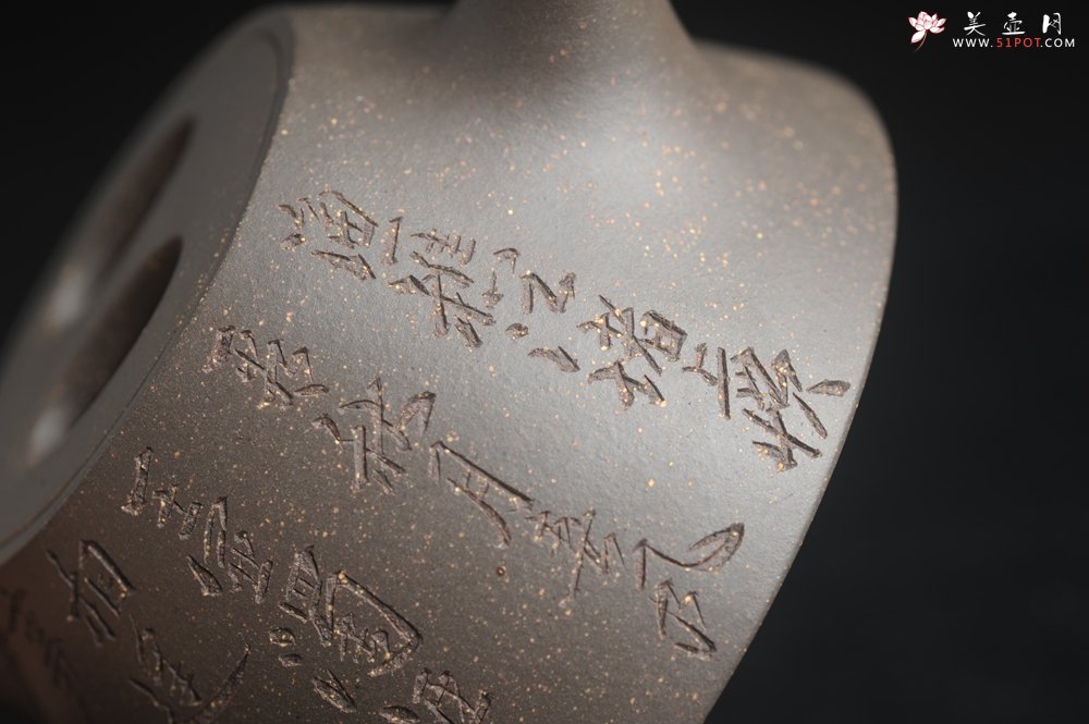 紫砂壶图片：美壶特惠 精致青段牛盖霸王石瓢 古今多少事都付笑谈中 - 美壶网