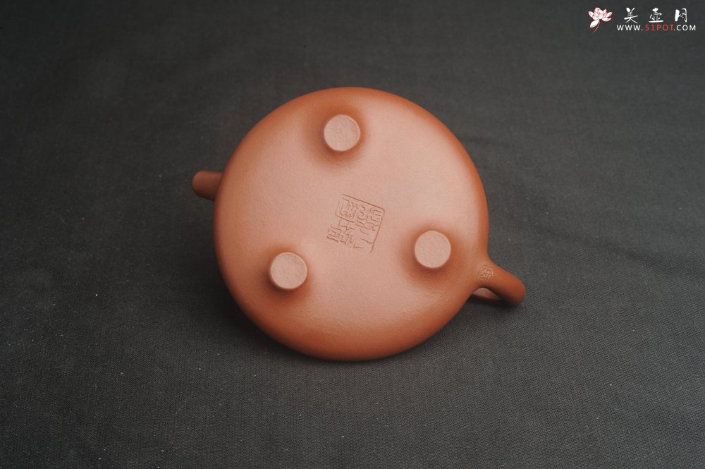 紫砂壶图片：特好底曹青全手工小品子冶石瓢茶壶 一票饮 刻竹特文气 - 美壶网