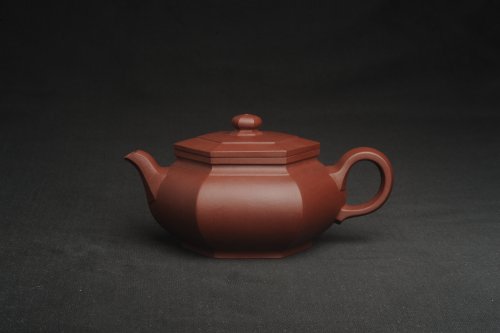 凌晨紫砂壶 美壶特惠 全手工优质紫红泥精致大彬六方 特文气 