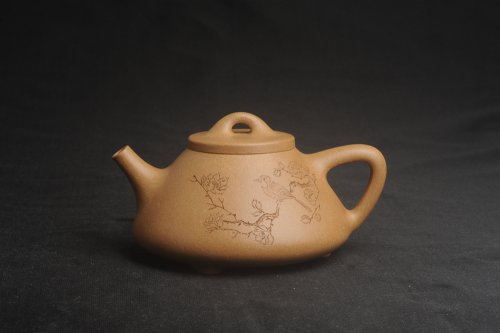 王静然紫砂壶 美壶特惠 特精致老黄段子冶石瓢 暗香浮动 特文气 老段泥