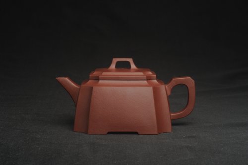 凌晨紫砂壶 ,美壶特惠 全手工优质紫红泥精致抽角八方 特文气 