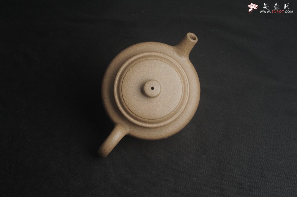 紫砂壶图片：高温油润黄龙山本山老段泥 全手工德中壶 做工特好 居不可无竹 竹笛清风 - 美壶网