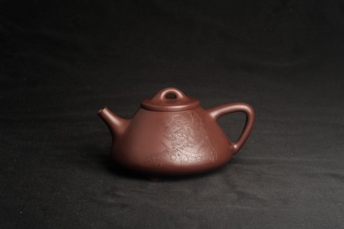 周小培紫砂壶 特油润底曹青 全手工子冶石瓢 助工装饰瑞兽 原矿底槽清