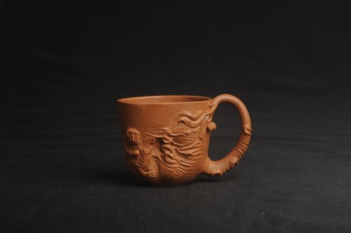 赵老师紫砂壶 潜力股赵老师 优质黄降坡泥 全手工金猴桃杯 主人杯 原矿降坡泥