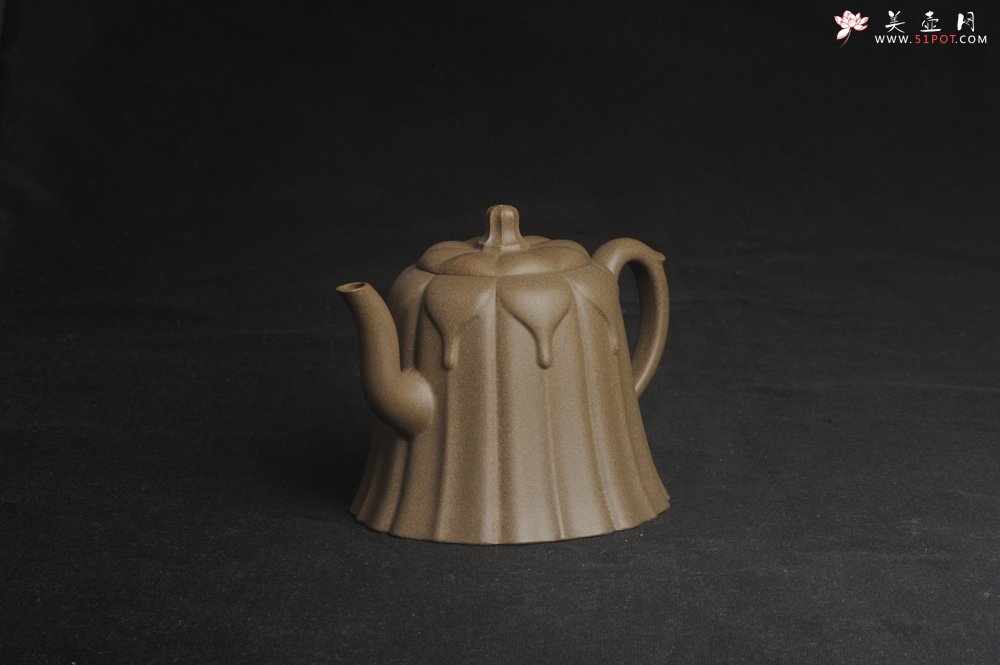 紫砂壶图片：美壶特惠 精致青段滴水之恩壶 - 美壶网