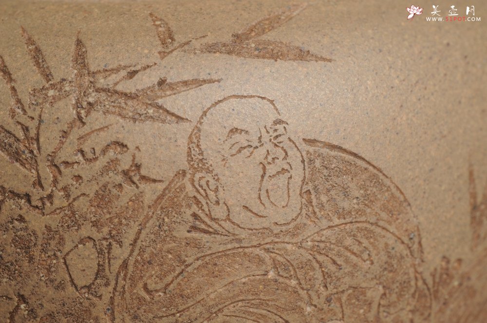 紫砂壶图片：特好高温本山老段泥 全手工过桥井栏壶 浩然养素 - 美壶网