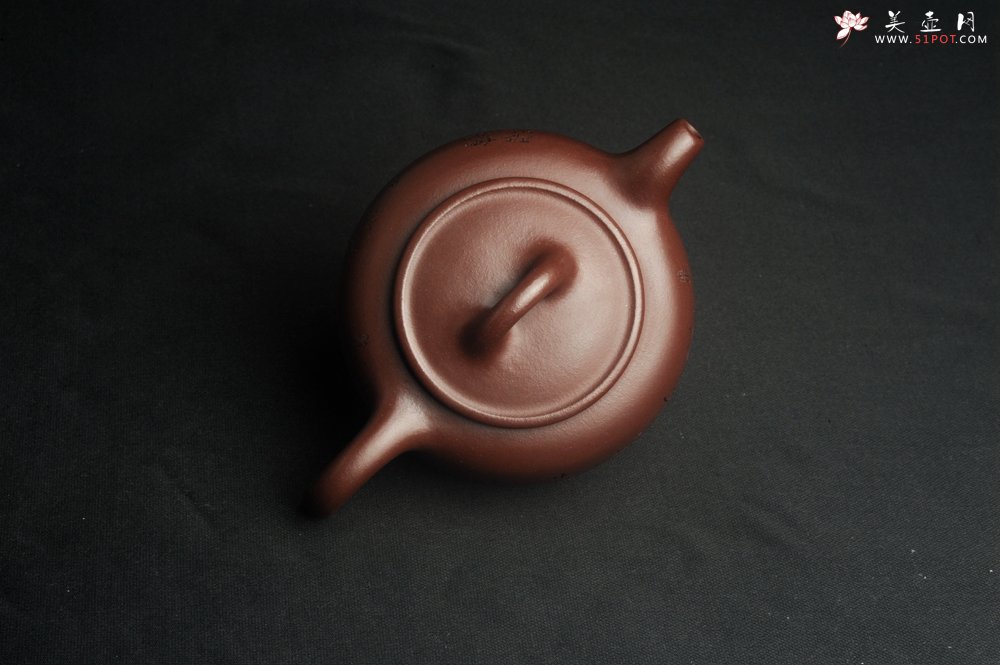 紫砂壶图片：潜力股周小培老师 4号井深井红皮龙 全手工过桥井栏壶 剑胆琴心 福由心造 特文气 期待与亲结缘 - 美壶网