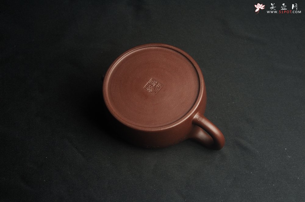 紫砂壶图片：潜力股周小培老师 4号井深井红皮龙 全手工过桥井栏壶 剑胆琴心 福由心造 特文气 期待与亲结缘 - 美壶网