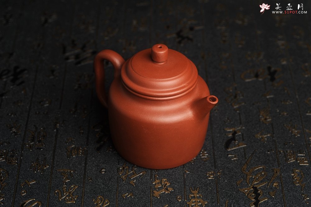 紫砂壶图片：美壶特惠 精致老清水泥高德中茶壶 茶人醉爱 - 美壶网